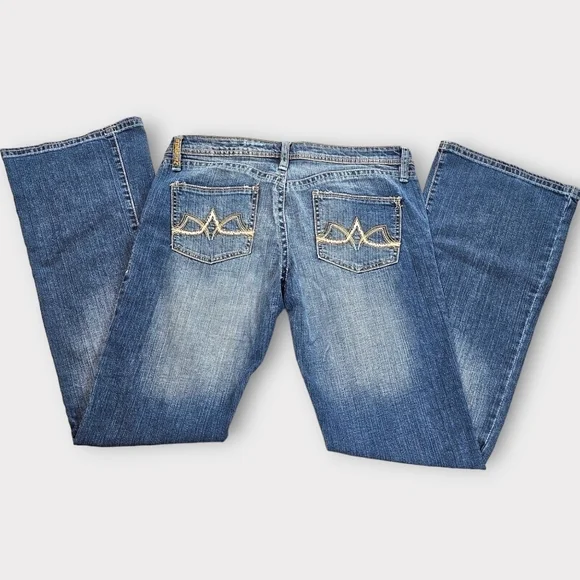 Vintage Y2K Buffalo David Bitton Bootcut Embroidered Jeans - Picture 7 of 14